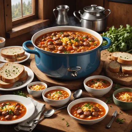 Идеальный суп с колбасками: согревающий рецепт для холодных дней