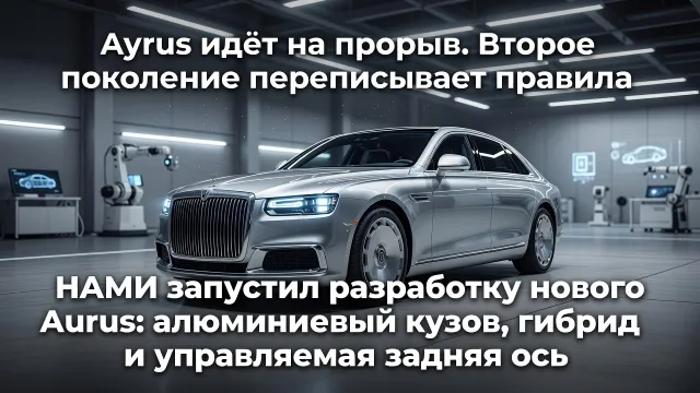 Aurus идёт на прорыв. Второе поколение переписывает правила